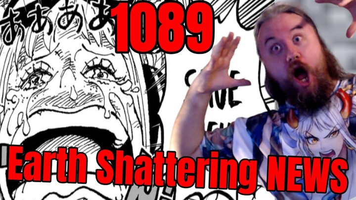 One Piece Chapter 1089 Reaction Earth Shattering NEWS  ワンピース1089リアクション ワンピ | Gear 5 HYPE WEEK
