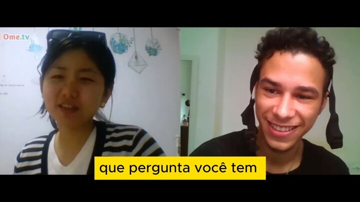 当巴西人在ome.tv上说中文时，就会发生这种情况！