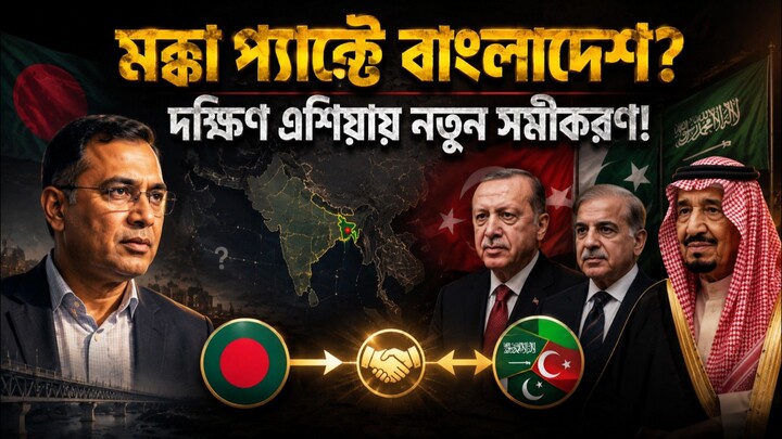মক্কা প্যাক্টে বাংলাদেশ? বদলে যাচ্ছে দক্ষিণ এশিয়ার ভূরাজনীতি!