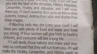 Daily Verse.                  Exodus 23:25-30