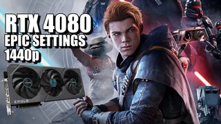 Star Wars Jedi  Fallen Order - RTX 4080 @ 1440p |Epic Settings | | Ryzen 9 5900x