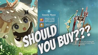 Genshin Impact: Should You Buy the Gnostic Hymn Battle Pass?? Paid BP Breakdown