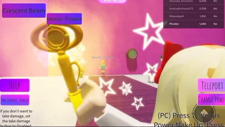 Sailor Venus’s Roblox Transformation