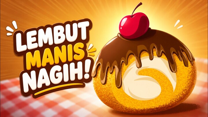 menggambar bolu gulung