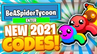 *2021* ALL NEW SECRET OP CODES! Roblox Be A Spider Tycoon codes