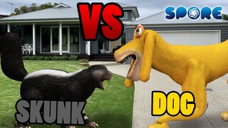 Skunk vs Dog | Animal Fight Club [S2E5] | SPORE