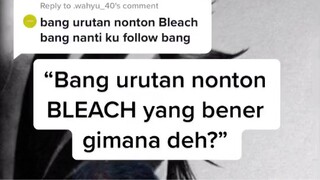 Urutan Nonton Bleach