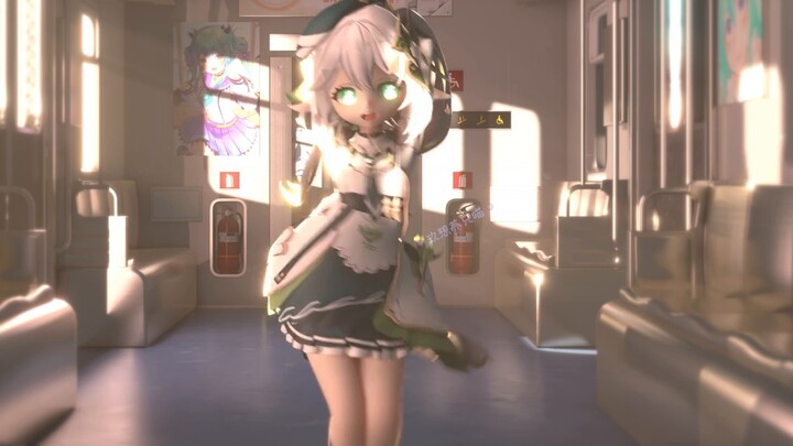 🥵Nashida, what are you doing on the subway🥵