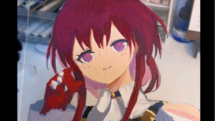 Kafka... Mom! There are actually two faces—one in the front and one in the back.