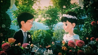 Sau đó, cậu bé Nobita nhút nhát và hay khóc nhè cuối cùng cũng cưới được người con gái mà cậu hằng m