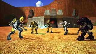 Halo 1, 2, 3, Reach and 4 Elites Sword Fight