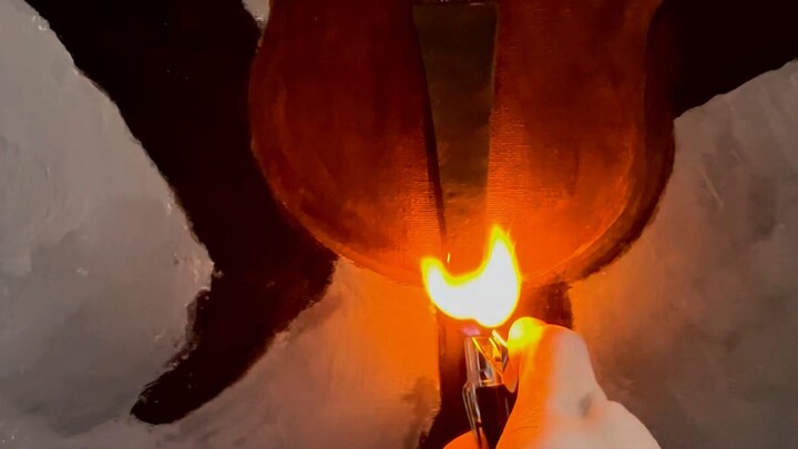 "The burning cello represents the intersection of fate and the redemption of the soul"