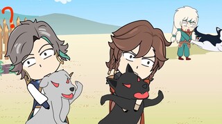 In Episode 47 of Skinless Village, Bian Que visited Skinless Village and brought a group of dogs wit