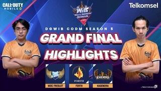 HIGHLIGHTS - KAGENDRA IS THE CHAMPIONSSSS !! - DGWIB CODM SEASON 5 GRAND FINAL