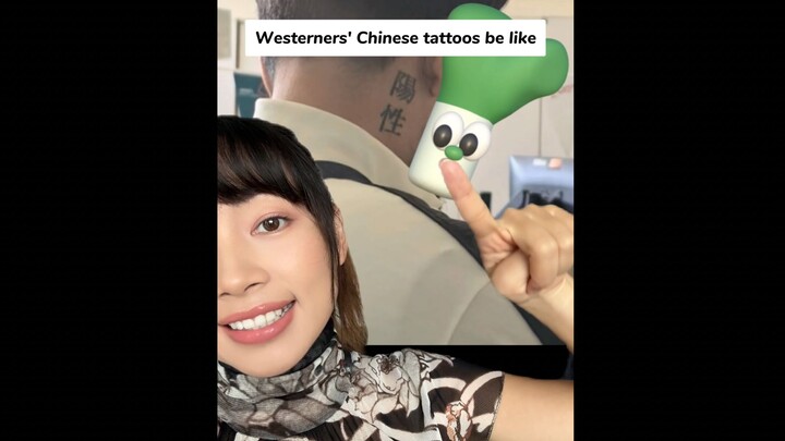 Hình xăm tiếng Trung của người nước ngoài là như thế này