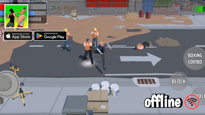 Street Knockout: 1 vs 6 Gang Fight ~ Game Android Offline ~ Gameplay Indonesia🔥