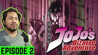 WOW! 😲😍 COOLEST ANIME OP I'VE SEEN | JoJo's Bizarre Adventure Episode 2 [REACTION]