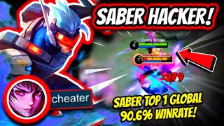 ¡LO ACUSAN DE HACKER! *REAL* SABER TOP 1 GLOBAL 90.6% WINRATE! | MOBILE LEGENDS