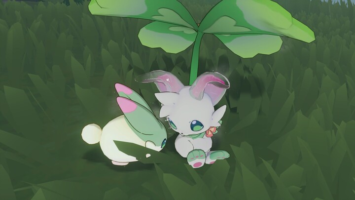 เผื่อคุณยังไม่รู้ กระต่ายฤดูใบไม้ผลิจะคอยบังฝนให้เพื่อนๆ นะ