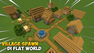 Aku Membuat Village Bisa Spawn Di Flat World Mcpe!