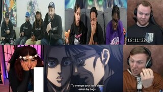 ATTACK ON TITAN EPISODE 4X20 REACTION MASHUP!!