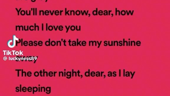 You are my sunshine 🫀