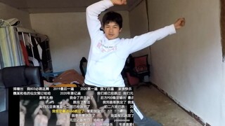 The rural high school boy is dancing the "New Treasure Island Boy"! He is so excited to dance for th