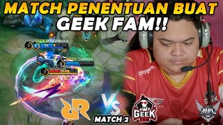 MATCH PENENTUAN UNTUK GEEKFAM BISA LOLOS KE PLAYOFF!! AKANKAH RRQ MEMBALAS?! - RRQ VS GEEK MATCH 2