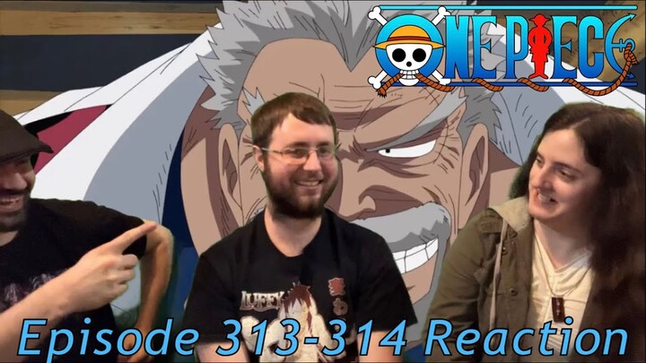 MONKEY D. GARP | Anime Night Trio | One Piece Episode 313-314 Reaction