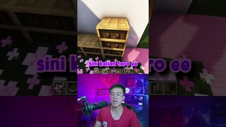 Cara Membuat Kamar Tema Cherry Di Minecraft #shorts