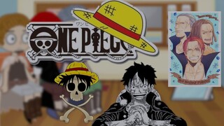 ||Past Red hair pirates react to Luffy/JoyBoy|| gacha ||One piece