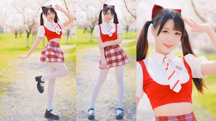 It only takes 0.2 seconds to feel your heart beating under the cherry blossoms!❤️【Yun Miao】