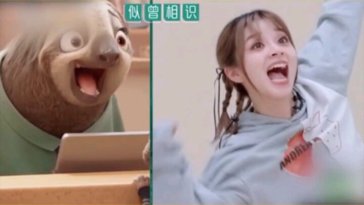 Facial expressions matching a sloth are so cute #MileyLeyaLooksLikeLightning #SistersWhoMakeIt2023