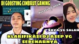 FULL DJ ASEP KLARIFIKASI DI GOOSTING CIMBRUT GAMING CWOK ITU BUTUH KEPASTIAN