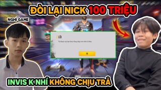 Free Fire | Nhắn Tin Cho '' invis K Nhí '' Đòi Lại Nick 100 Triệu Nhưng Không Chịu Trả??