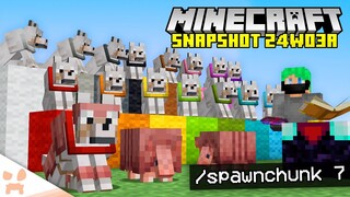 ARMADILLO V2, SPAWN CHANGES, + ENCHANTING UPDATE?! | Minecraft 1.21 Snapshot 24w03a