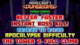 The Tower 2 [Apocalypse] Faster! Better! Instant Boss Kill! Full Climb, Guide & Strategy