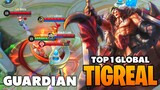 PERFECT IMPLOSION!! TOP 1 TIGREAL GAMEPLAY - Top 1 Global Tigreal Build - Mobile Legends [MLBB]