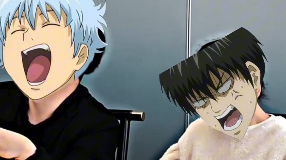 Khi Gintoki và Hijikata ăn tối cùng nhau hahaha