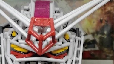 Gunakan pelari Gundam Asli 1:144 GTO untuk membuat potret kepala asli