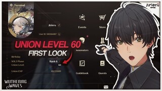 FIRST LOOK AT UNION LEVEL 60! KIND OF DISAPPOINTING... | Wuthering Waves Guide