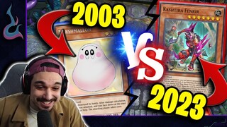 Can 2003 YU-GI-OH DECKS Beat MODERN 2023 DECKS?!