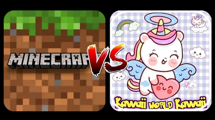 Minecraft PE VS KawaiiWorld 2024