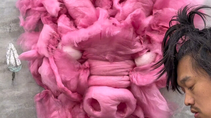 Use a cotton candy machine to make some festive pops for the New Year!