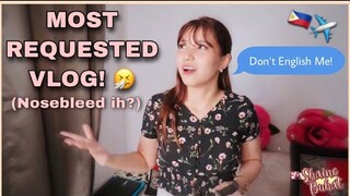ENGLISH CHALLENGE (laughtrip to!) + MNL ROOM TOUR | Flight Attendant Vlogs