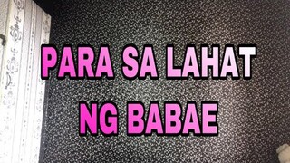 PARA SA LAHAT NG BABAE