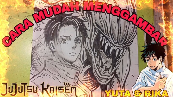 cara yg sangat mudah menggambar YUTA dan rika