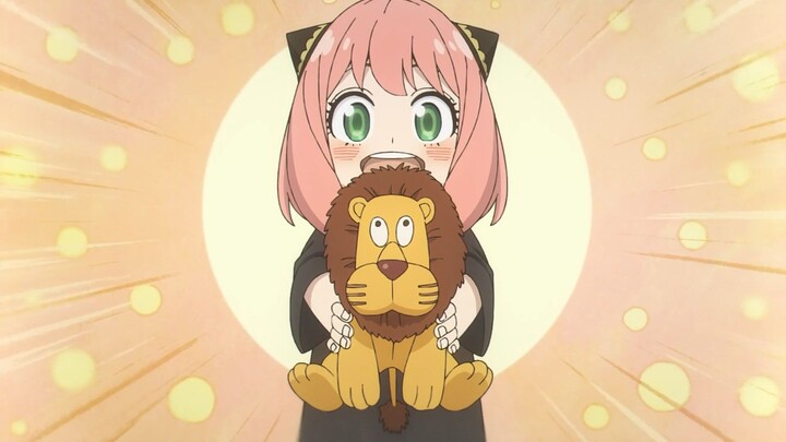 Look, Anya’s captured little lion.
