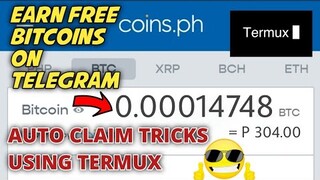 PAANO MAKA EARN NG LIBRENG BITCOINS SA TELEGRAM?