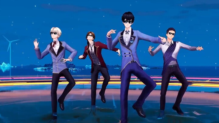 Pah! Pah! Pah! Four-person combined version of Thunderous! [Quantum Boy]